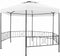 vidaXL - Tuinprieel - 180 - g/m² - 323x275x265 - cm - wit