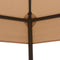 vidaXL - Tuinprieel - 323x265 - cm - hexagonaal - beige