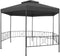vidaXL - Tuinprieel - 323x275x265 - cm - antraciet