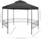 vidaXL - Tuinprieel - 323x275x265 - cm - antraciet