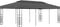 vidaXL - Tuinprieel - 4x3x2,7 - m - gepoedercoat - staal - wit