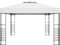 vidaXL - Tuinprieel - 4x3x2,7 - m - gepoedercoat - staal - wit