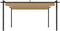 vidaXL - Tuinprieel - met - uittrekbaar - dak - 4x3 - m - taupe