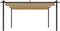 vidaXL - Tuinprieel - met - uittrekbaar - dak - 4x3 - m - taupe
