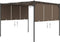 vidaXL - Tuinprieel - met - zijgordijn - 4x3x2,25 - m - taupe