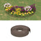 vidaXL - Tuinrand - 10 - m - 10 - cm - polyetheen - bruin