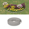 vidaXL - Tuinrand - 10 - m - 10 - cm - polyetheen - grijs