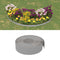 vidaXL - Tuinrand - 10 - m - 15 - cm - polyetheen - grijs