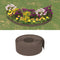 vidaXL - Tuinrand - 10 - m - 20 - cm - polyetheen - bruin