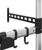 vidaXL - Tuinrek - met - 3 - schappen - telescopisch - aluminium - zilverkleurig