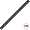 vidaXL - Tuinscherm - 35x0,19 - m - PVC - mat - donkergrijs