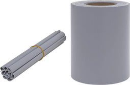 vidaXL - Tuinscherm - 35x0,19 - m - PVC - mat - lichtgrijs