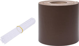 vidaXL - Tuinscherm - 70x0,19 - m - PVC - bruin