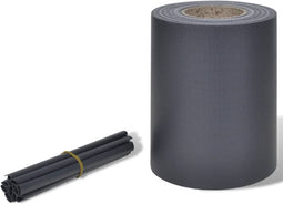 vidaXL - Tuinscherm - 70x0,19 - m - PVC - donkergrijs