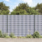 vidaXL - Tuinscherm - 70x0,19 - m - PVC - lichtgrijs