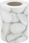 vidaXL - Tuinscherm - marmergrindpatroon - 35x0,19 - m - PVC - grijs