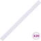 vidaXL - Tuinscherm - steen-look - 35x0,19 - m - PVC - grijs
