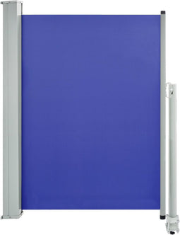 vidaXL - Tuinscherm - uittrekbaar - 100x300 - cm - blauw