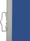 vidaXL - Tuinscherm - uittrekbaar - 100x300 - cm - blauw