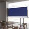 vidaXL - Tuinscherm - uittrekbaar - 100x300 - cm - blauw