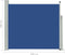 vidaXL - Tuinscherm - uittrekbaar - 100x300 - cm - blauw