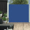 vidaXL - Tuinscherm - uittrekbaar - 100x300 - cm - blauw