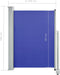 vidaXL - Tuinscherm - uittrekbaar - 100x300 - cm - blauw