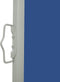 vidaXL - Tuinscherm - uittrekbaar - 100x300 - cm - blauw