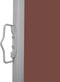 vidaXL - Tuinscherm - uittrekbaar - 100x300 - cm - bruin