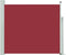 vidaXL - Tuinscherm - uittrekbaar - 100x300 - cm - rood