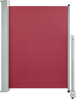 vidaXL - Tuinscherm - uittrekbaar - 100x300 - cm - rood