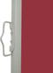vidaXL - Tuinscherm - uittrekbaar - 100x300 - cm - rood