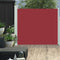 vidaXL - Tuinscherm - uittrekbaar - 100x300 - cm - rood