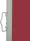 vidaXL - Tuinscherm - uittrekbaar - 100x300 - cm - rood