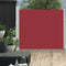 vidaXL - Tuinscherm - uittrekbaar - 100x300 - cm - rood