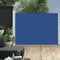 vidaXL - Tuinscherm - uittrekbaar - 100x500 - cm - blauw