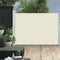 vidaXL - Tuinscherm - uittrekbaar - 100x500 - cm - crème