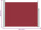 vidaXL - Tuinscherm - uittrekbaar - 100x500 - cm - rood