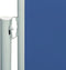 vidaXL - Tuinscherm - uittrekbaar - 117x600 - cm - blauw
