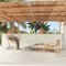 vidaXL - Tuinscherm - uittrekbaar - 117x600 - cm - crèmekleurig
