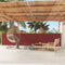vidaXL - Tuinscherm - uittrekbaar - 117x600 - cm - rood