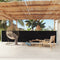 vidaXL - Tuinscherm - uittrekbaar - 117x600 - cm - zwart