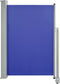 vidaXL - Tuinscherm - uittrekbaar - 120x300 - cm - blauw