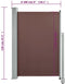 vidaXL - Tuinscherm - uittrekbaar - 120x300 - cm - bruin