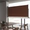vidaXL - Tuinscherm - uittrekbaar - 120x300 - cm - bruin