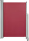 vidaXL - Tuinscherm - uittrekbaar - 120x300 - cm - rood