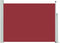 vidaXL - Tuinscherm - uittrekbaar - 120x500 - cm - rood