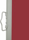 vidaXL - Tuinscherm - uittrekbaar - 120x500 - cm - rood