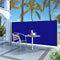 vidaXL - Tuinscherm - uittrekbaar - 140x300 - cm - blauw