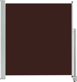 vidaXL - Tuinscherm - uittrekbaar - 140x300 - cm - bruin